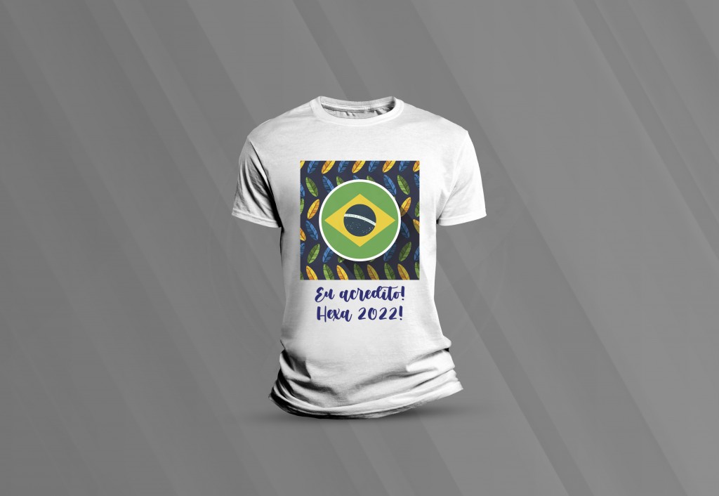 ARTE PARA CAMISETA - COPA DO MUNDO - JÁ TEMOS O PENTA AGORA O HEXA-193