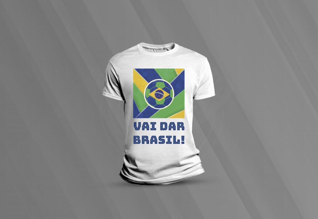 ARTE PARA CAMISETA - COPA DO MUNDO - VAI DAR BRASIL!-202