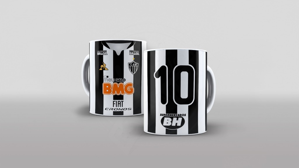 ARTE PARA CANECAS - CAMISA ATLÉTICO MINEIRO 2019-2020 - TITULAR-2457